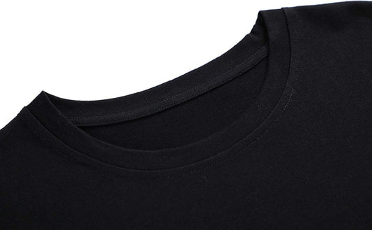 Essential Black Crop Top for Women – Casual Short Sleeve Cotton Tee
